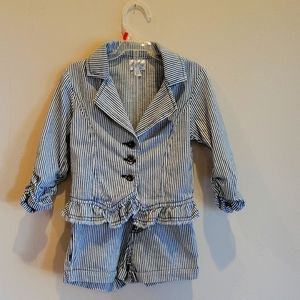 D-Signed Girls two piece jacket and shorts
